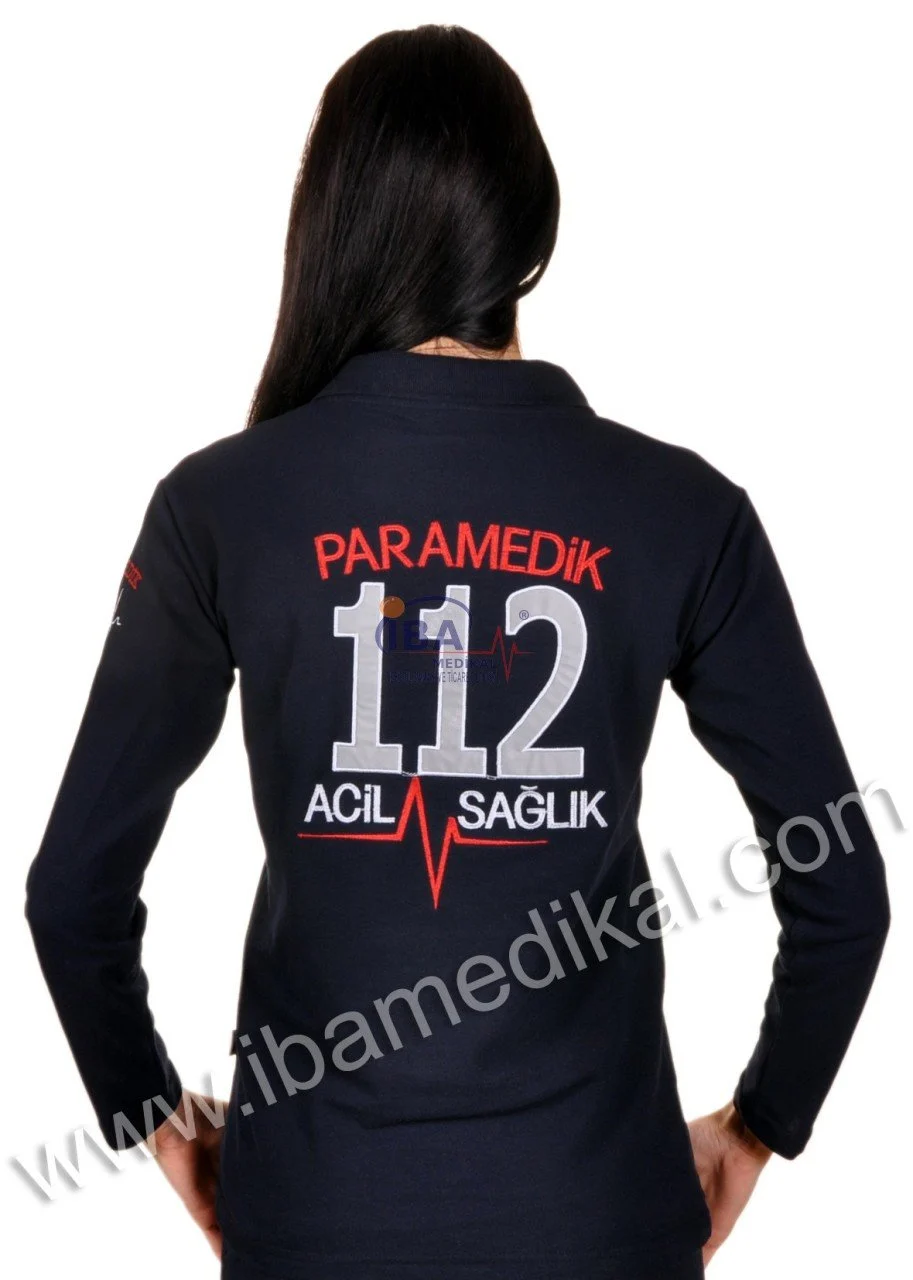 Paramedik%20Uzun%20Kol%20T-Shirt%20(Lacivert)