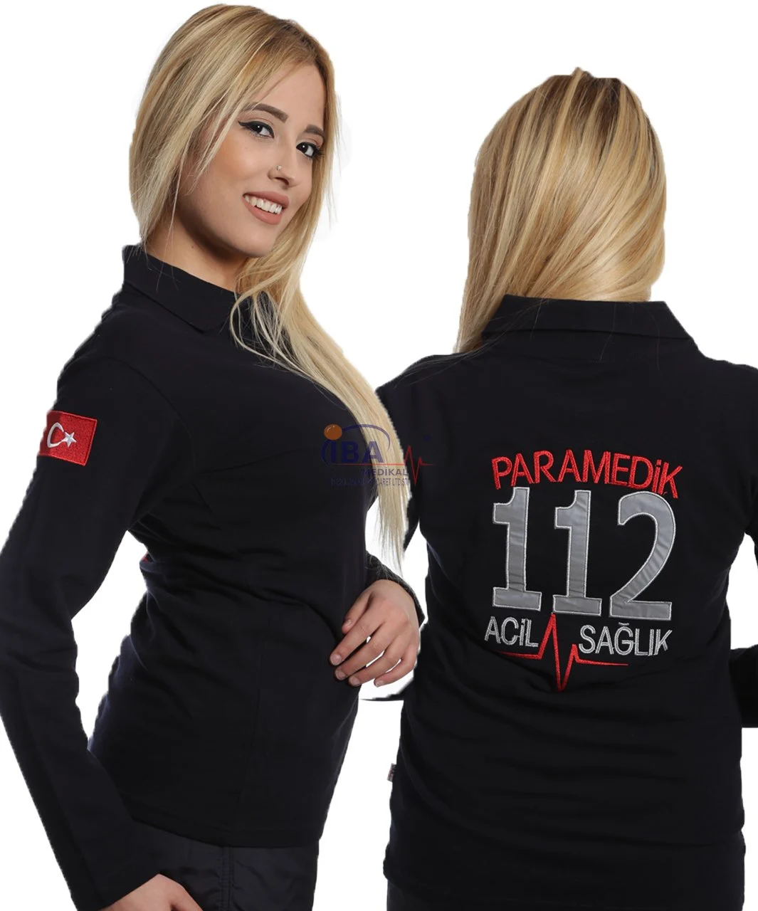 Paramedik%20Uzun%20Kol%20T-Shirt%20(Lacivert)