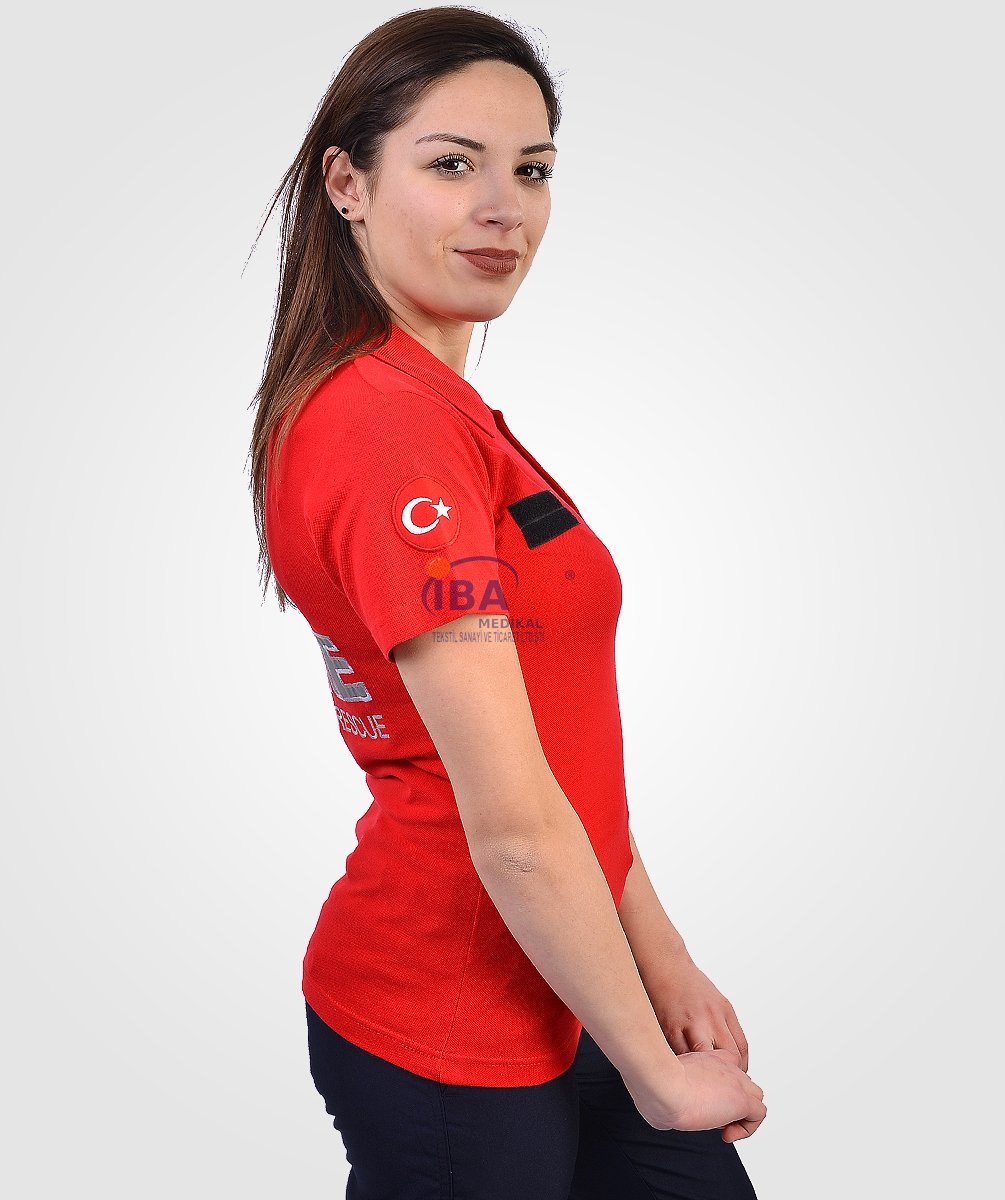 Yeni%20UMKE%20Kırmızı%20Polo%20Yaka%20T-Shirt