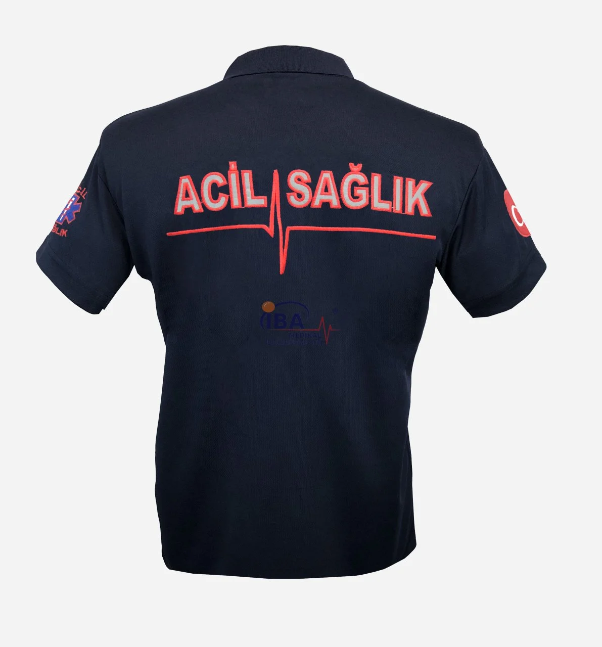 İ-SPORTİVE%20Polo%20Yaka%20Acil%20Sağlık%20T-Shirt